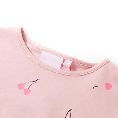 Kindershirt 92 lichtroze