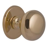 Hardbrass Voordeurknop IRIS 56mm - PVD messing - thumbnail