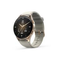 Hama Smartwatch 8900 GPS AMOLED 1.32 Goud/Beige - thumbnail