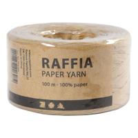 Creativ Company Papier raffia garen zandkleur, 100m - thumbnail
