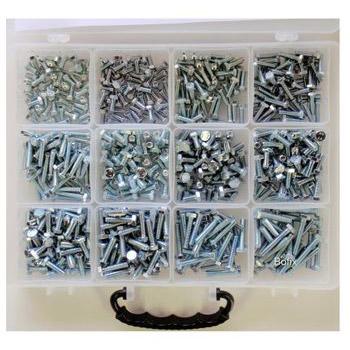 Bofix sorti 12dlg. bout m5-m6 verzinkt