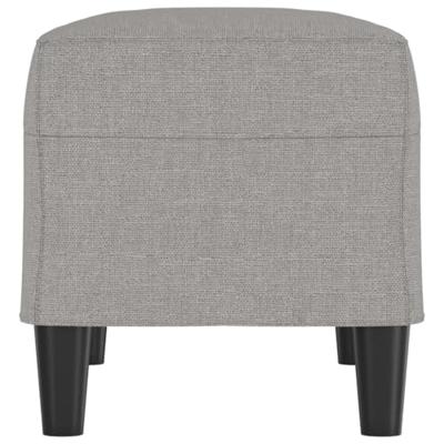 Bankje 70x35x41 cm stof lichtgrijs Bankje 70x35x41 cm stof lichtgrijs