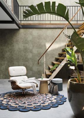 Ted Baker - Masquerade Round Blue 160008 - 150 rond Vloerkleed Ted Baker - Masquerade Round Blue 160008 - 150 rond Vloerkleed