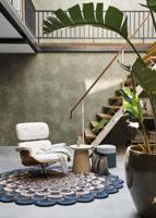 Ted Baker - Masquerade Round Blue 160008 - 150 rond Vloerkleed - thumbnail