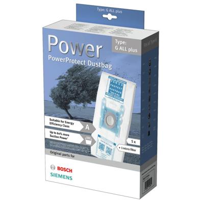 BOSCH SIEMENS BBZ51FGALL Stofzuigerzak Type G PowerProtect Stofzak BOSCH SIEMENS BBZ51FGALL Stofzuigerzak Type G PowerProtect Stofzak