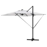 Roma Parasol Beige 286 x 285 x 270 cm Aluminium en Polyester - thumbnail