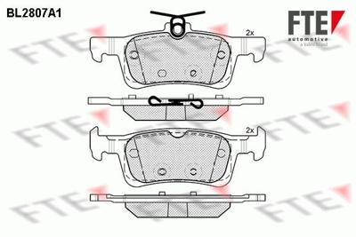 Remblokken set BL2807A1