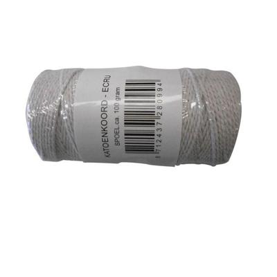 Quantore Touw katoen ecru, 100m