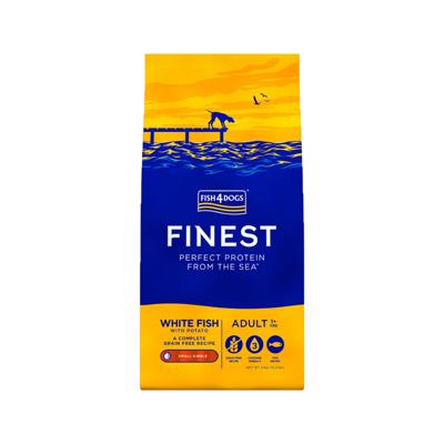 FISH4DOGS Finest Ocean White fish S - droog hondenvoer - 6kg
