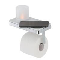 Planchet met Toiletrolhouder en Houder LED Licht Geesa Frame Wit Chroom Geesa - thumbnail