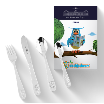 Kinderbestek De Fabeltjeskrant 4 Delig Kinderbestek De Fabeltjeskrant 4 Delig