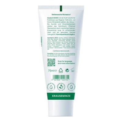 Biodent Tandpasta stevia basic 75 Milliliter Biodent Tandpasta stevia basic 75 Milliliter