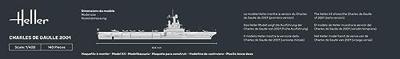 Heller 81072 Charles de Gaulle Bouwpakket Schaal 1:400