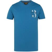 Short sleeve r-neck single jersey imperial blue - thumbnail