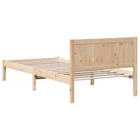 Bedframe Bruin 100 x 200 cm Massief grenenhout - thumbnail