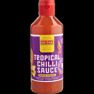 GoTan Tropical Chilli Sauce MangoAnanas 500 ml bij Jumbo
