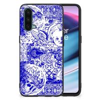 Telefoonhoesje OnePlus Nord CE 5G Angel Skull Blauw - thumbnail