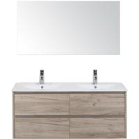 Dante Badmeubelset 120 cm - Craft Oak - Keramische Wastafel Wit Enjoy met Spiegel - thumbnail