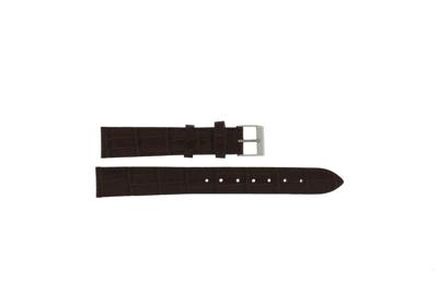 Horlogeband Universeel E035-XL Leder Bruin 16mm