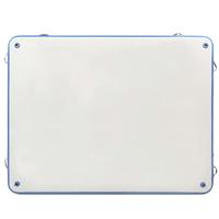 VidaXL Vlot opblaasbaar 300x300x15 cm blauw en wit - thumbnail
