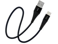 USB-C-kabel DCU 30402055 Zwart 1,5 m - thumbnail