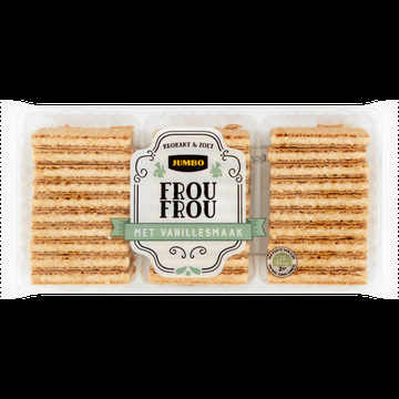 Jumbo Wafels Frou Frou met Vanillesmaak 175 g Jumbo Wafels Frou Frou met Vanillesmaak 175 g