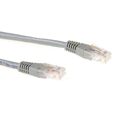 ACT IB1101 LSZH U/UTP CAT6A patchkabel Grijs - 1 meter