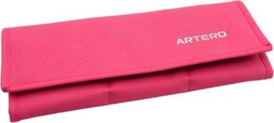 Lederen etui voor 9 scheerkopjes Pink