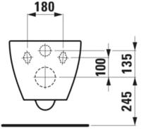 Laufen Lua wandclosetpack 45x55x39cm spoelrandloos Keramiek Glans Wit h8660800000001 - thumbnail