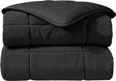 Zelesta Zelesta Teddybed Antraciet 240x200 - Fluffy comfort met teddy dekbedovertrek