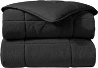 Zelesta Zelesta Teddybed Antraciet 240x200 - Fluffy comfort met teddy dekbedovertrek - thumbnail