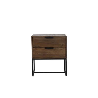 Light & Living Nachtkastje 'Meave', hout donker bruin