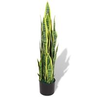 VidaXL Kunst sanseveria plant met pot 90 cm groen - thumbnail