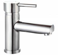 Wastafelkraan Sanilux Alesa Chroom Eenhendel Opbouw Rond met perlator - thumbnail