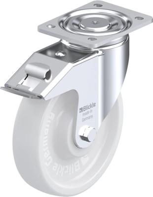 Blickle LH-SPO 201K-FI Zwenkwiel met rem Wieldiameter: 200 mm Draagvermogen (max.): 900 kg 1 stuk(s)
