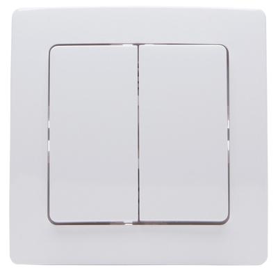 Kopp Free Control 822001214 1-kanaals Wandschakelaar Arctisch-wit