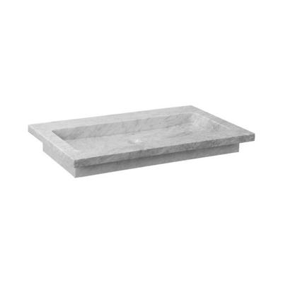 Wastafel Forzalaqua Nova Gepolijst 60.5x51.5x9.5 cm Carrara 1 Kraangat