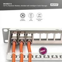 Digitus DN-93617-2 RJ45-inbouwmodule Keystone CAT 6A 2 stuk(s) - thumbnail