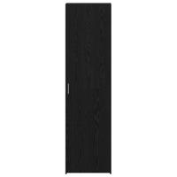 Hoge kast 2 pcs Zwart Eiken 50 x 42,5 x 185 cm - thumbnail
