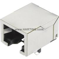 HARTING 09455511100 Sensor/actuator dataconnector Bus, inbouw Aantal polen (sensoren): 8P8C 1 stuk(s) - thumbnail
