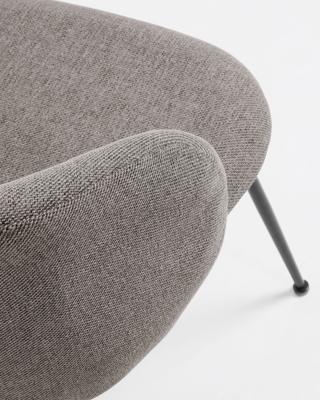 Kave Home Eetkamerstoel 'Minna' kleur Lichtgrijs