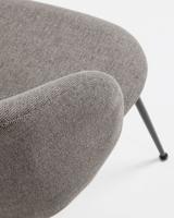 Kave Home Eetkamerstoel 'Minna' kleur Lichtgrijs - thumbnail