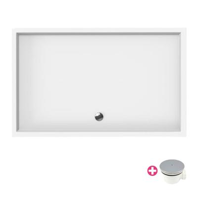 Xenz Mariana douchebak - 160x100x7 - Acryl - wit 6961-01