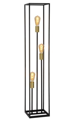 Lucide RUBEN - Vloerlamp - 3xE27 - Zwart Lucide RUBEN - Vloerlamp - 3xE27 - Zwart