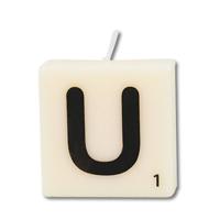Paperdreams Letter Kaarsje U, 4st. - thumbnail