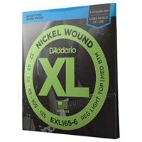 D&apos;Addario EXL165-6 snarenset 6-snarige elektrische basgitaar - thumbnail