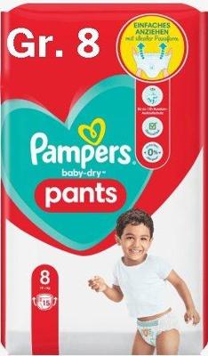 Pampers Pampers Baby Dry Pants Gr.8 Extra Large 19+kg Single Pack 15 stk