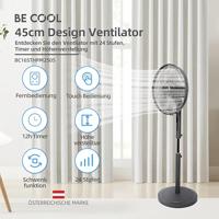 Be Cool Staande ventilator 40 W Timer, LED-display - thumbnail