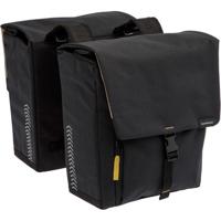 New Looxs Tulum Dubbele Fietstas 32 Liter Pet Zwart - thumbnail