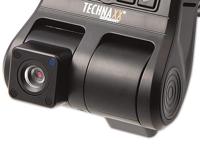 Technaxx FullHD Dual Dash Cam met 1080p, 120° voorkant en 480p, 80° binnencamera - Media afspelen, Bewegingsdetectie, Groothoeklens, Parkbewaking, Audio-opname - Dashcam TX-185 - thumbnail